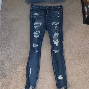 14 Extra long HIGH RISE SKINNY JEANS